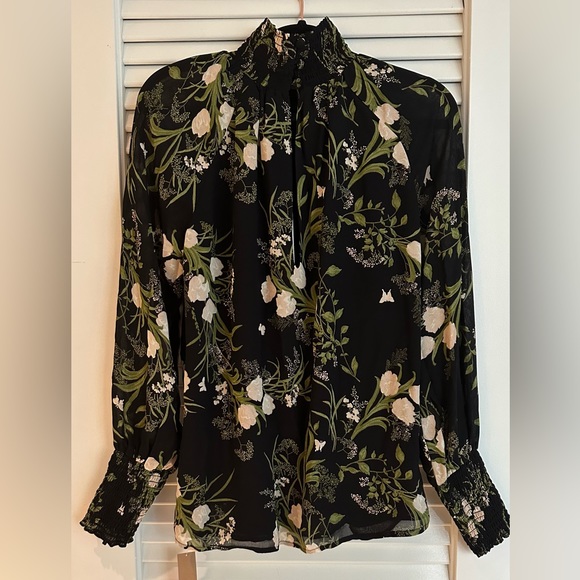 Reformation Francois Floral Turtleneck - Picture 2 of 5